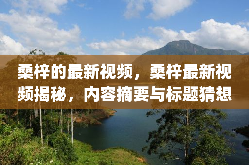 中山市多米克自动化设备有限公司桑梓的最新视频,桑梓最新视频揭秘,内容摘要与标题猜想