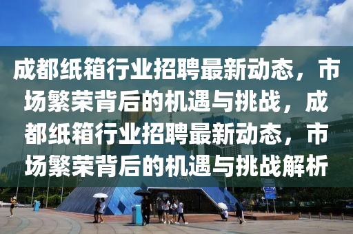 成都纸箱行业招聘最新动态，市场繁荣背后的机遇与挑战，成都纸箱行业招聘最新动态，市场繁荣背后的机遇与挑战解析中山市多米克自动化设备有限公司