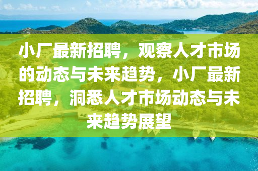 小厂最新招聘，观察人才市场的动态与未来趋势，小厂最新招聘，洞悉人才市场动态与未来趋势展望中山市多米克自动化设备有限公司